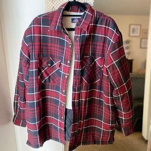 Dickies Sherpa Lined Flannel Shirt Jacket